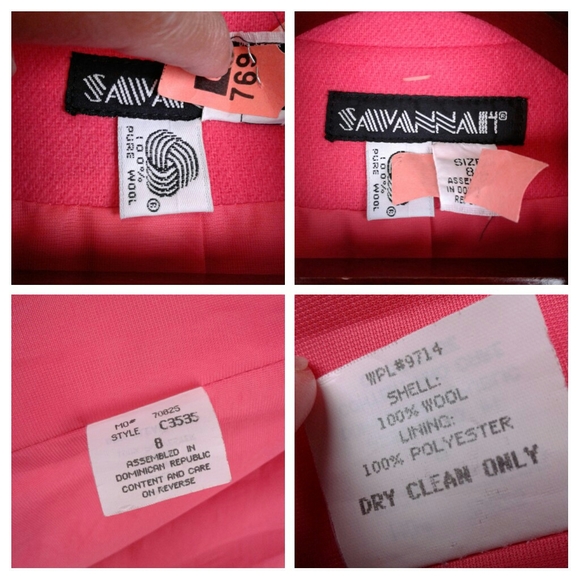 💯Wool single breasted one button oversized blazer - Picture 8 of 8